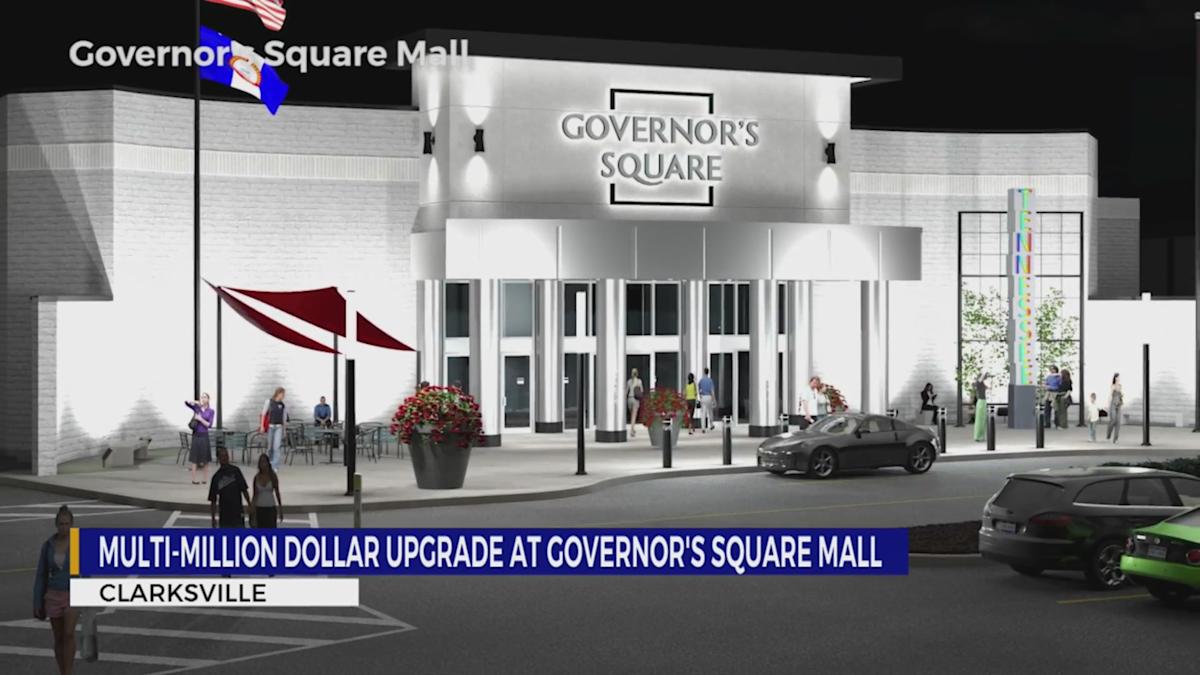 Austin Square Shopping Center Entrance in Clarksville, TN