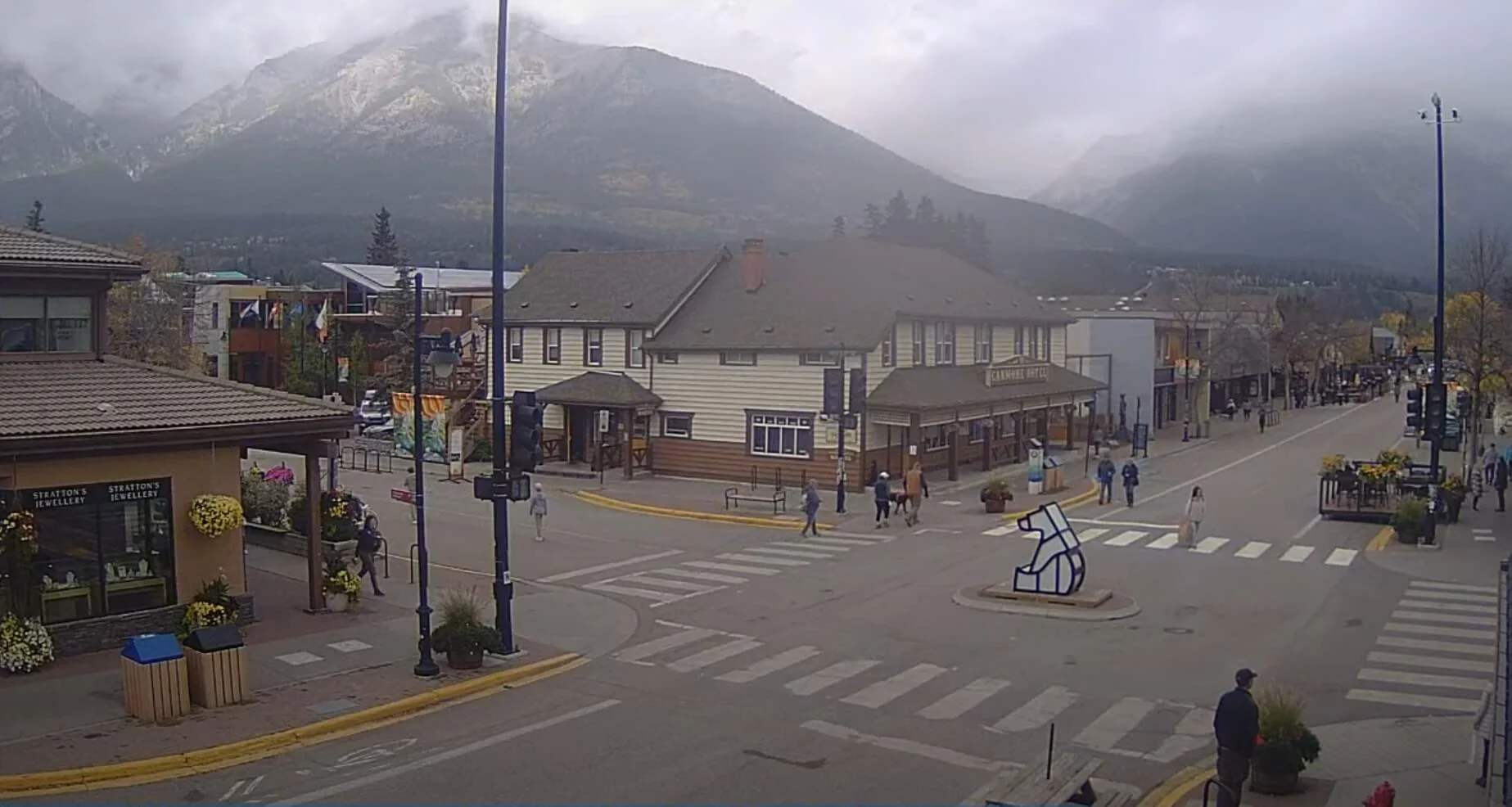 Canmore Main Street in Canmore, AB