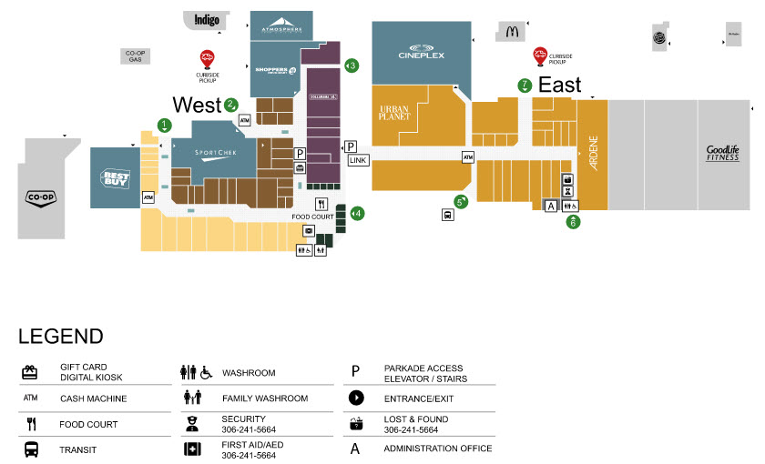 Circle Centre Mall in Saskatoon, SK
