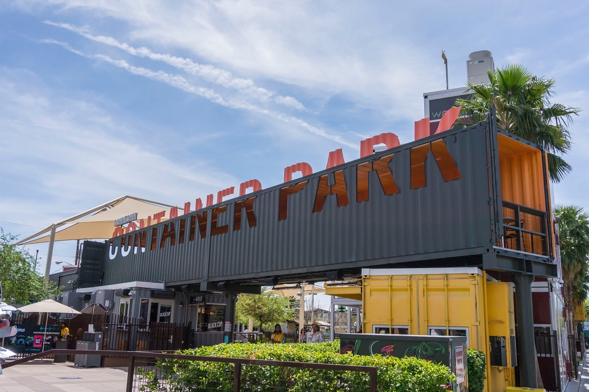 Downtown Container Park in Las Vegas, NV