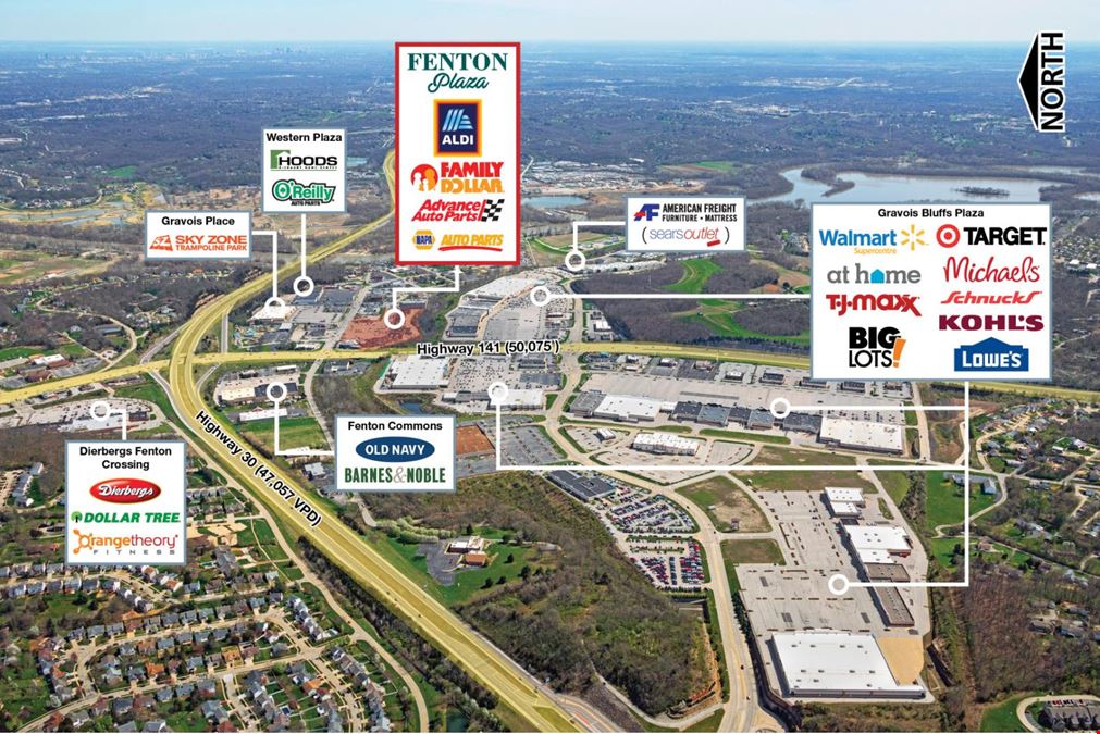 Gravois Bluffs Plaza in Fenton, MO