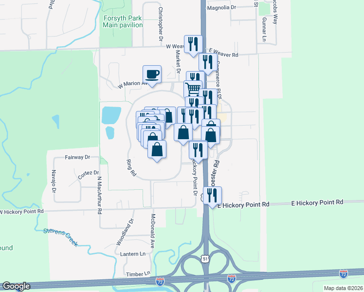 Hickory Point Mall in Forsyth, IL
