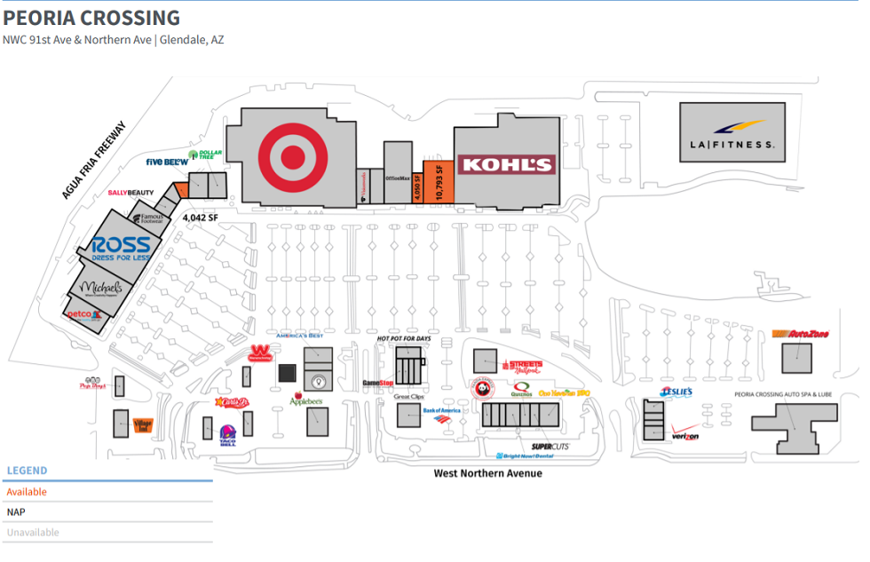 Lake Pleasant Crossing Shopping Center in Peoria, AZ