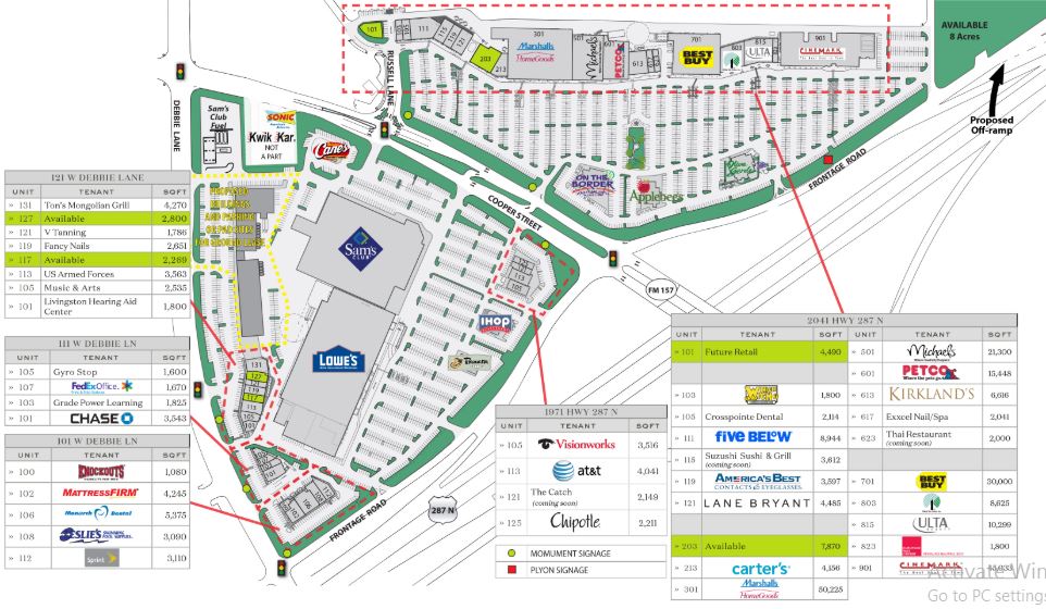 Mansfield Town Center in Mansfield, TX