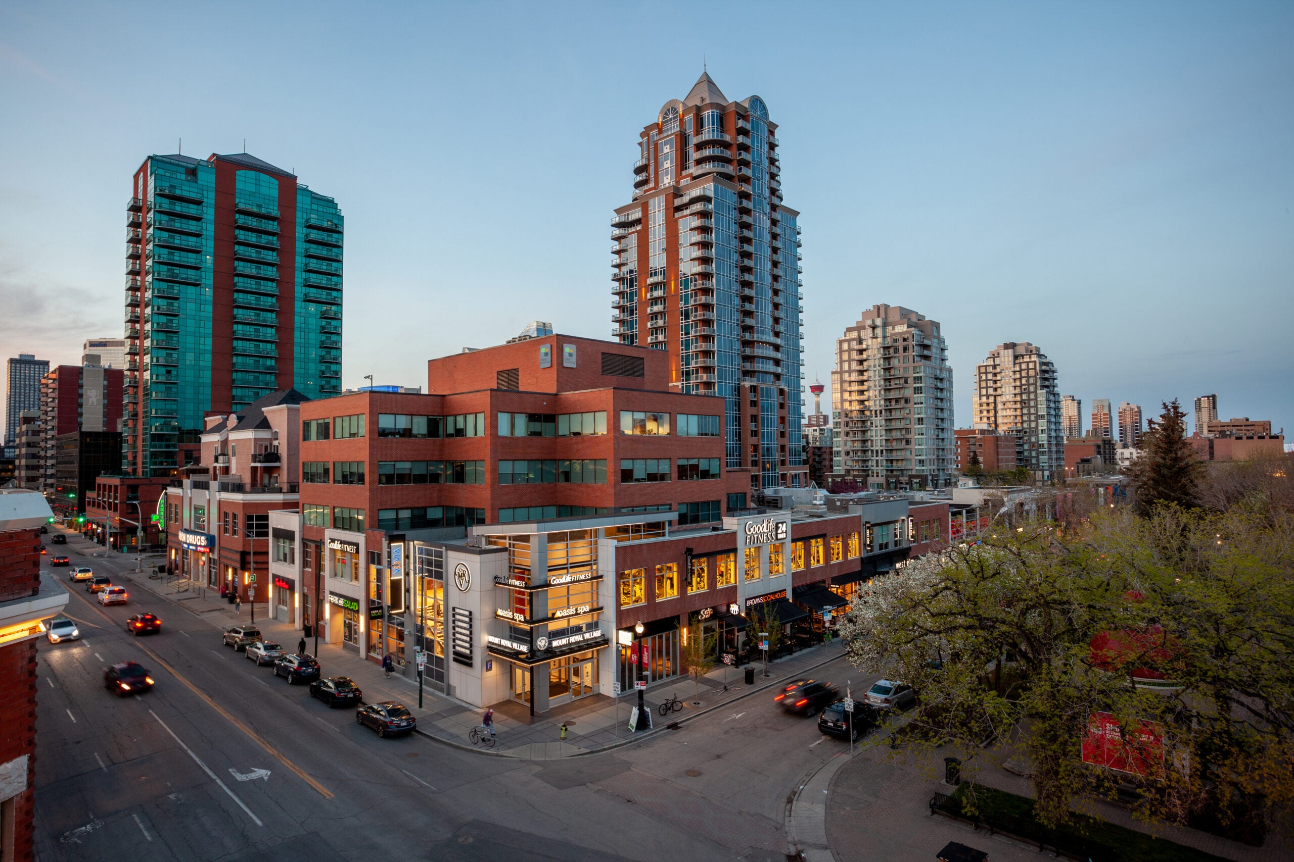 Mount Royal Village in Calgary, AB