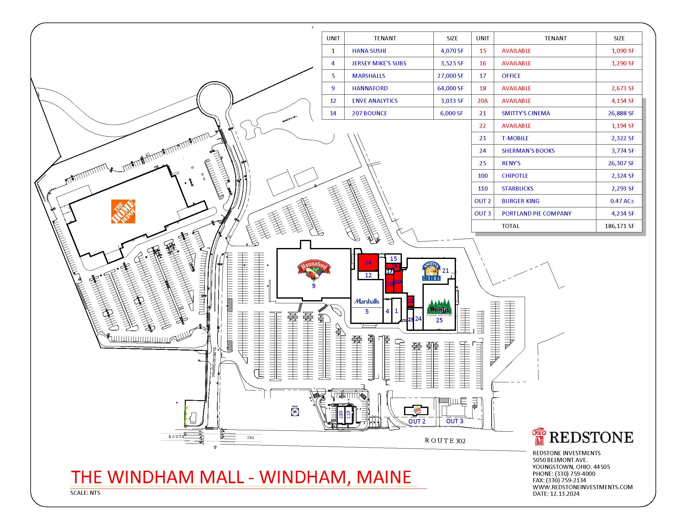 North Windham Shopping Center in Windham, ME