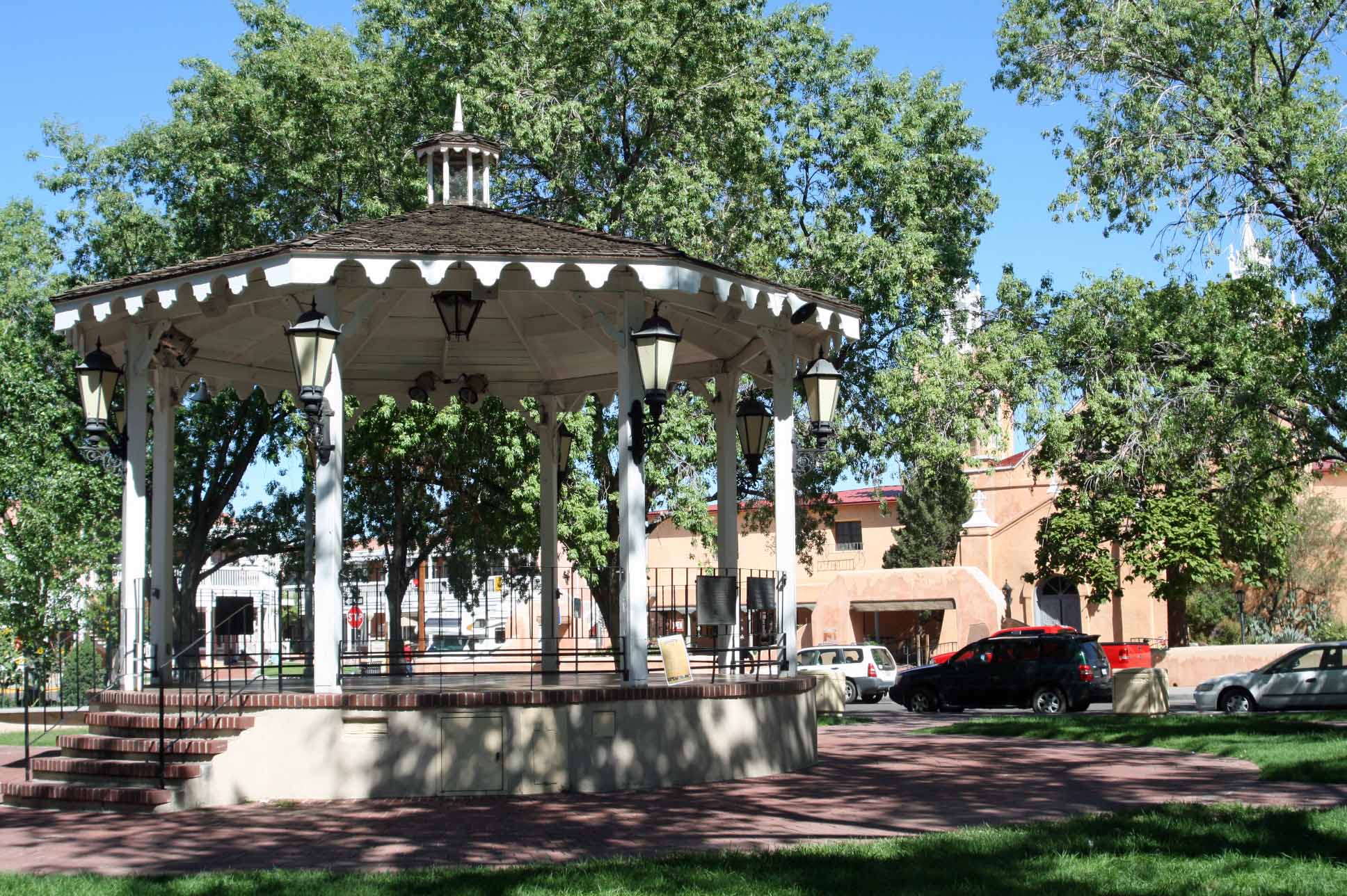 Old Town Plaza in Colorado Springs, CO
