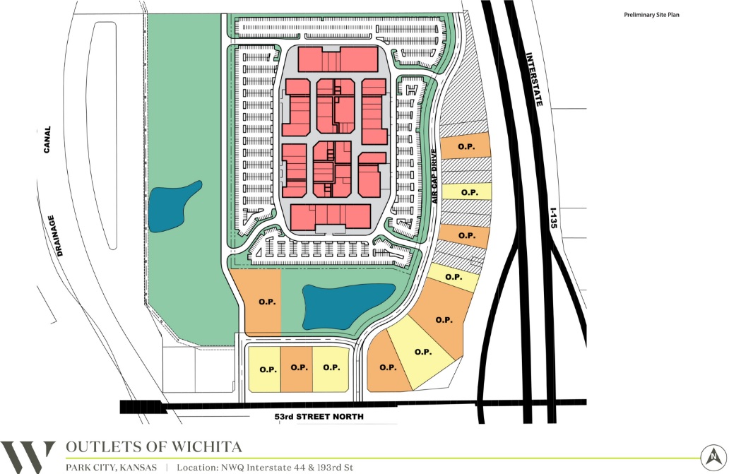 Plaza West Shopping Center in Wichita, KS