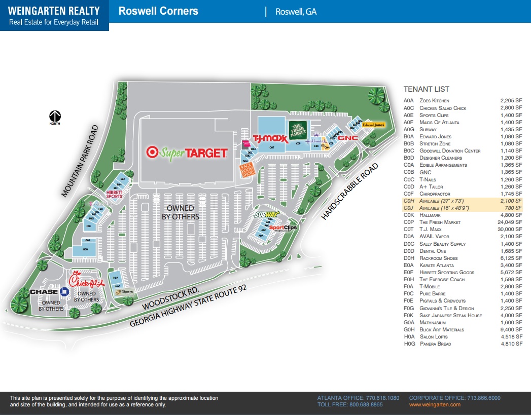 Roswell Town Center in Roswell, GA