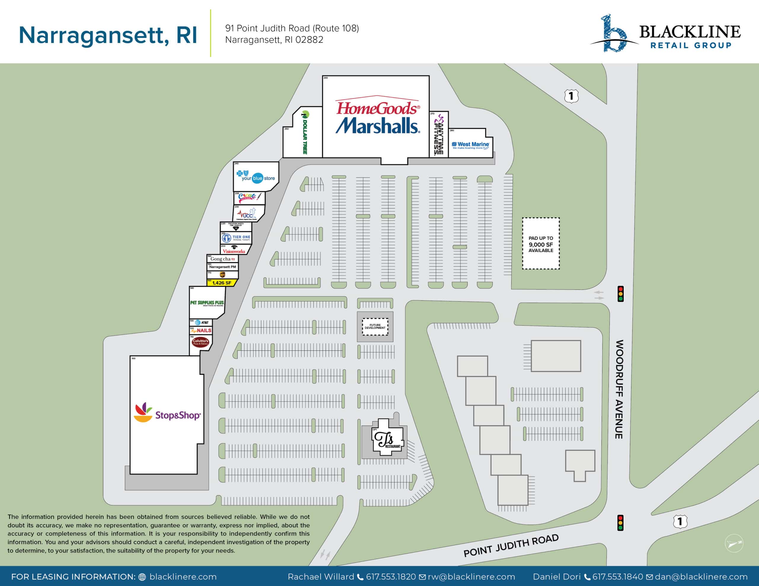 Salt Pond Shopping Center in Narragansett, RI