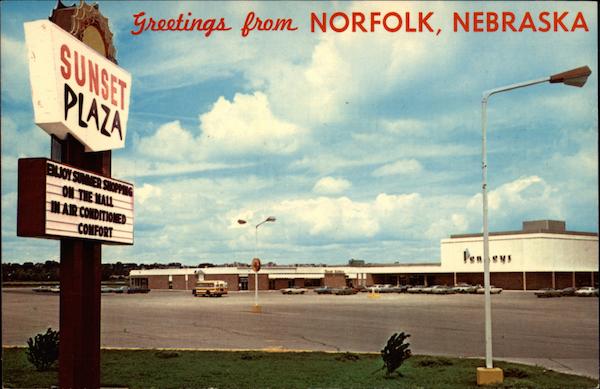 Sunset Plaza Mall in Norfolk, NE