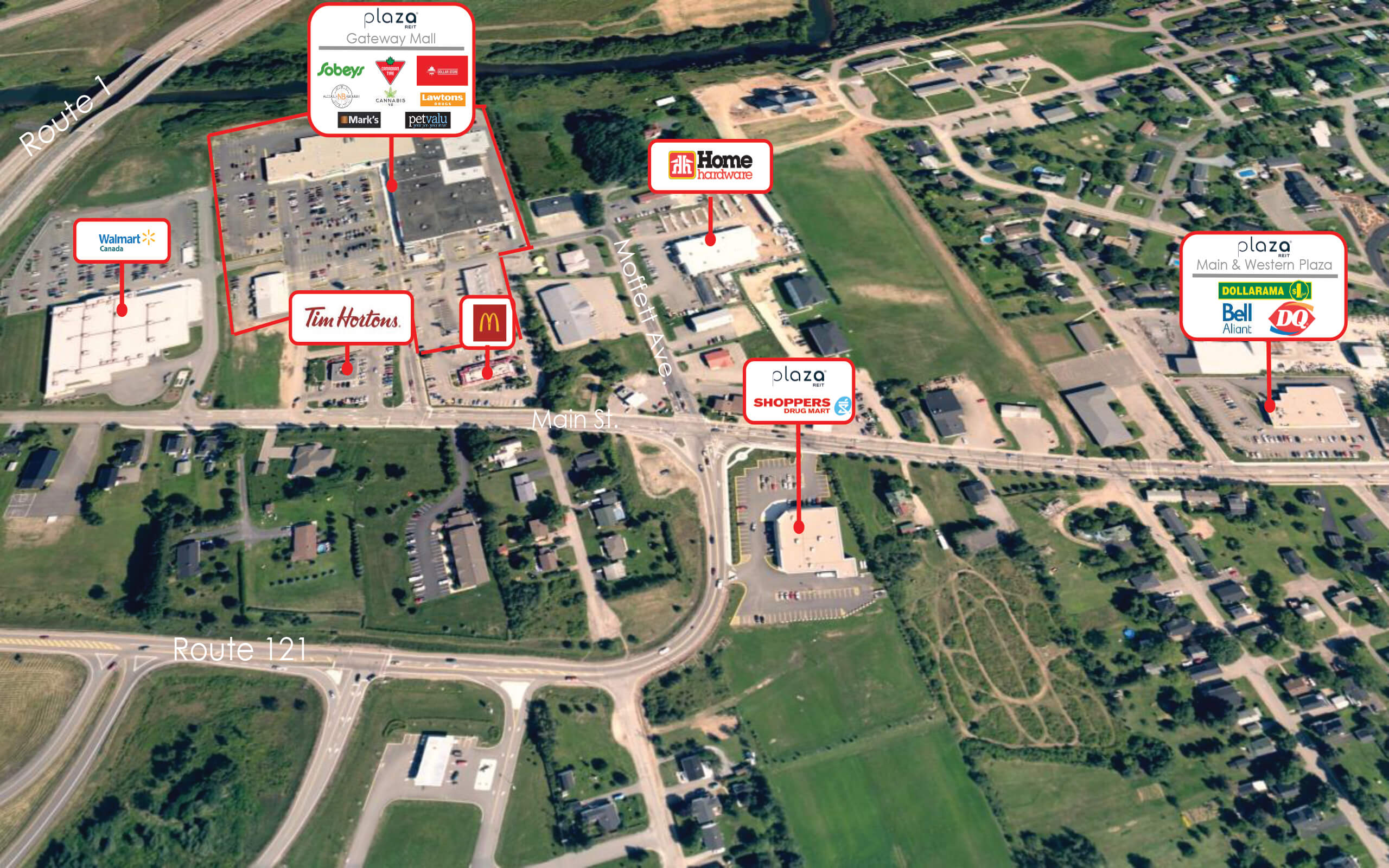 Sussex Place Mall in Sussex Parish, NB