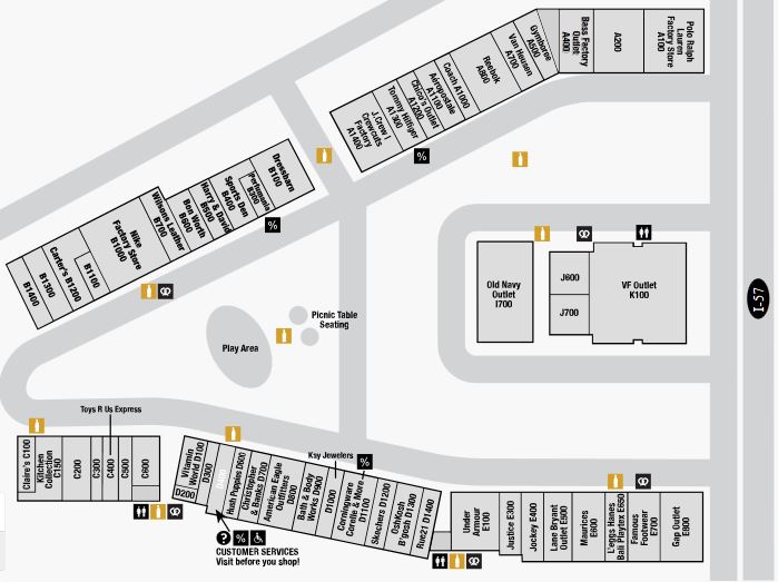 Tanger Outlets in Tuscola, IL