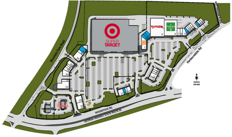 VILLAGE WALK Shopping Center in Roswell, GA