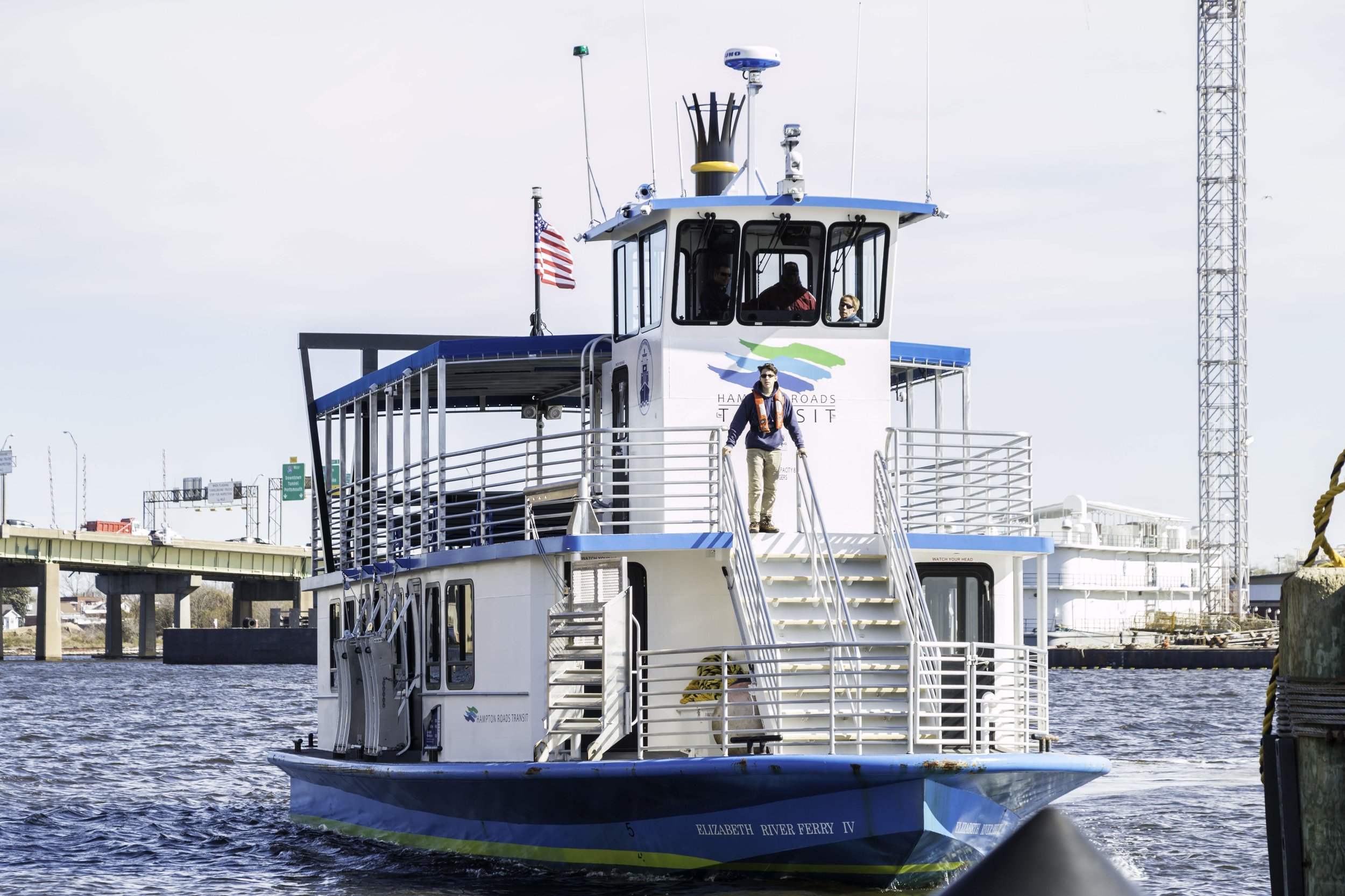 Waterside Ferry Dock- Elizabeth River Pedestian Ferry in Norfolk, VA