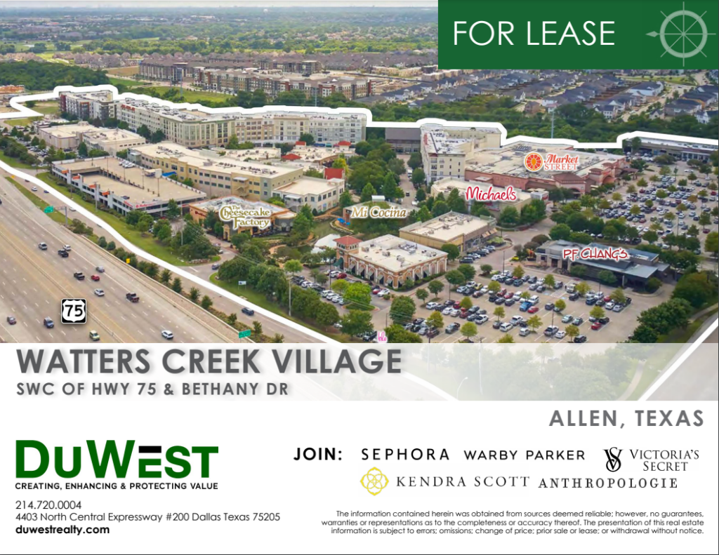 Watters Creek Village in Allen, TX