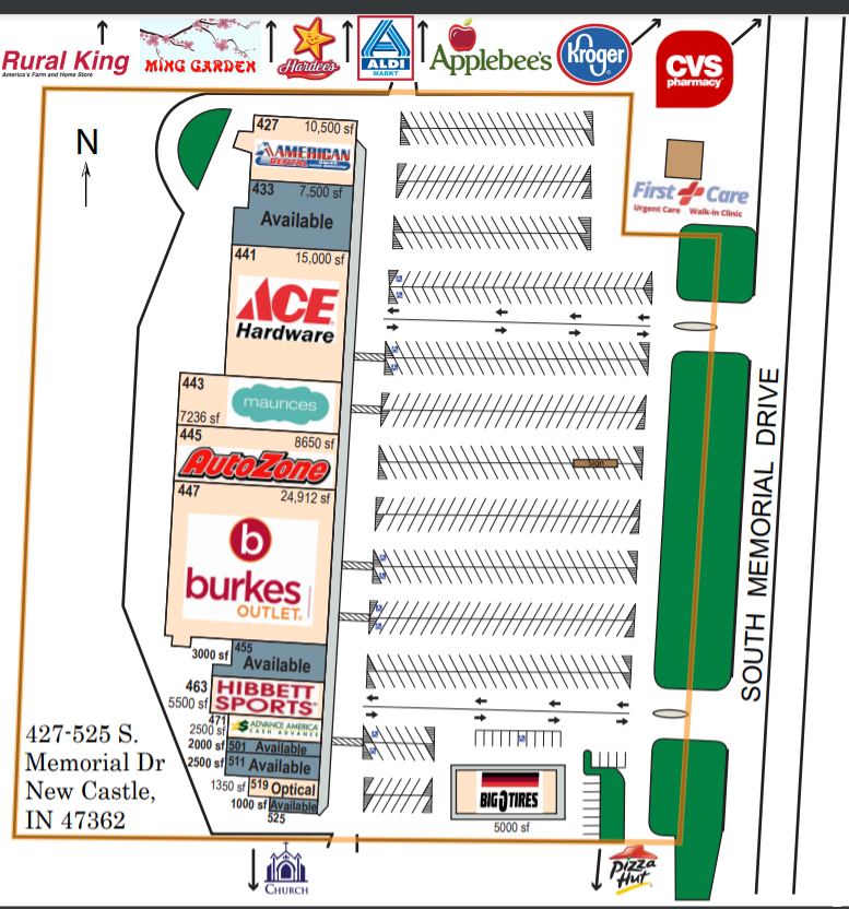 New Castle Plaza in New Castle, DE